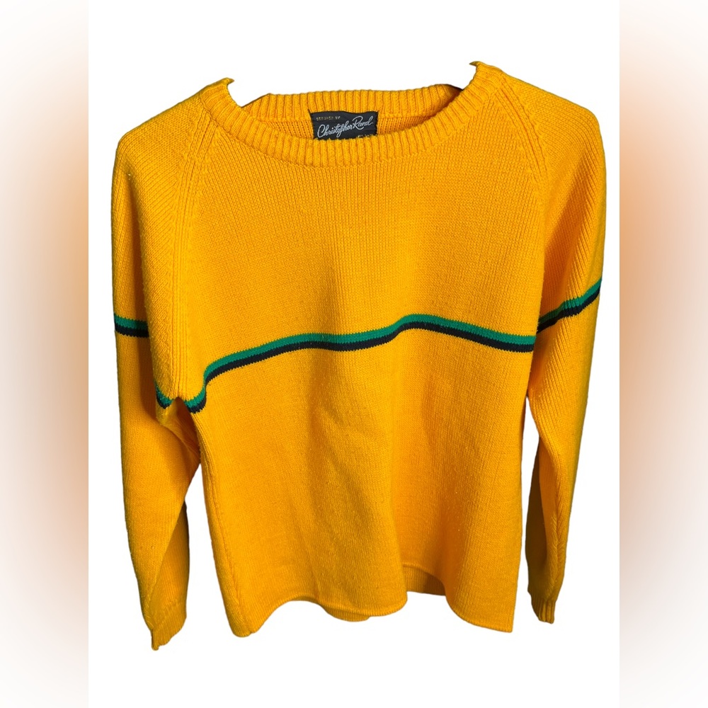 Vintage CHRISTOPHER RAND 90s Wool Crewneck Sweater